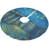 Vincent Van Gogh Sterrennacht over de Rijn Kerstboom Rok (Gekanteld)