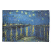 Vincent van Gogh - Sterrennacht over de Rijn Kussensloop (Achterkant)