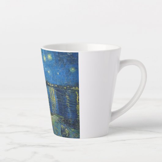Vincent van Gogh Sterrennacht over de Rijn Latte Mok (Rechts)