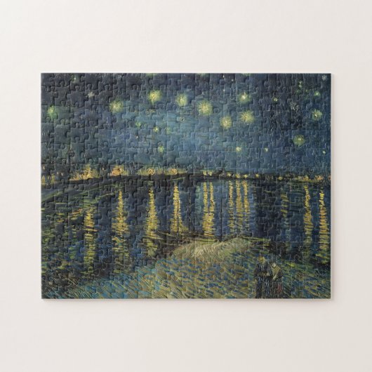 Vincent van Gogh | Sterrennacht over de Rijn Legpuzzel (Horizontaal)
