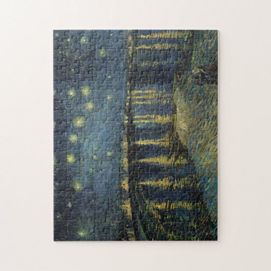 Vincent van Gogh | Sterrennacht over de Rijn Legpuzzel (Verticaal)