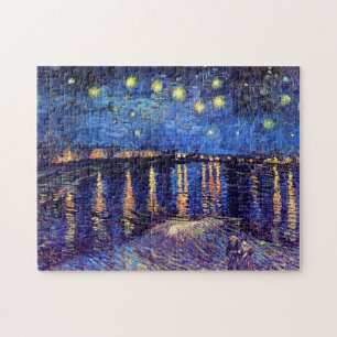 Vincent Van Gogh - Sterrennacht over de Rijn Legpuzzel