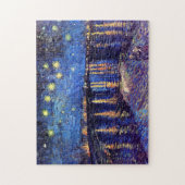 Vincent Van Gogh - Sterrennacht over de Rijn Legpuzzel (Verticaal)