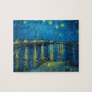 Vincent Van Gogh Sterrennacht over de Rijn Legpuzzel