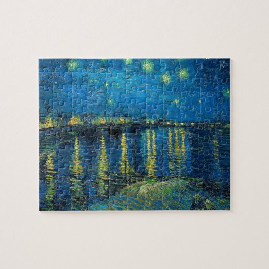 Vincent Van Gogh Sterrennacht over de Rijn Legpuzzel (Horizontaal)