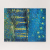 Vincent Van Gogh Sterrennacht over de Rijn Legpuzzel (Horizontaal)
