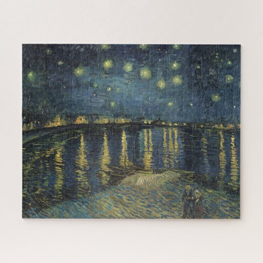 Vincent van Gogh | Sterrennacht over de Rijn Legpuzzel (Horizontaal)
