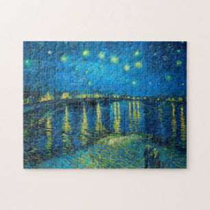 Vincent Van Gogh Sterrennacht over de Rijn Legpuzzel