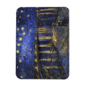 Vincent Van Gogh Sterrennacht over de Rijn Magneet (Verticaal)