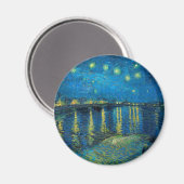 Vincent Van Gogh Sterrennacht over de Rijn Magneet (Voorkant / Achterkant)