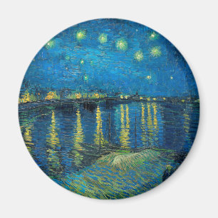 Vincent Van Gogh Sterrennacht over de Rijn Magneet