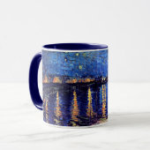 Vincent Van Gogh - Sterrennacht over de Rijn Mok (Voorkant links)