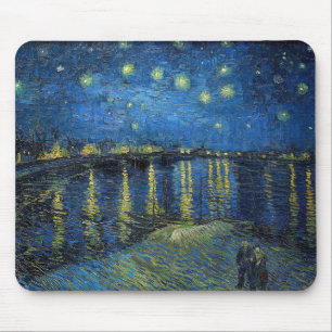 Vincent van Gogh - Sterrennacht over de Rijn Muismat