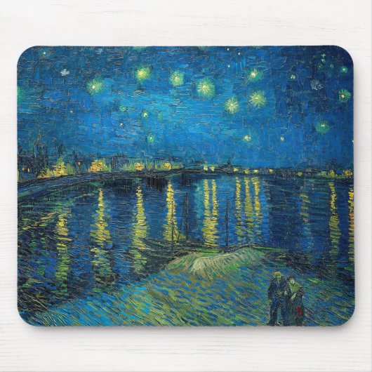 Vincent Van Gogh Sterrennacht over de Rijn Muismat (Voorkant)