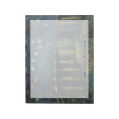 Vincent van Gogh | Sterrennacht over de Rijn Notitieblok (Linkerzijde)