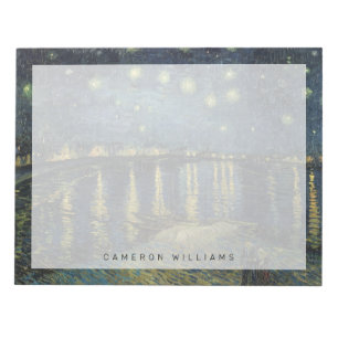 Vincent van Gogh   Sterrennacht over de Rijn Notitieblok