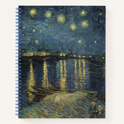 Vincent van Gogh | Sterrennacht over de Rijn Notitieboek (Voorkant)
