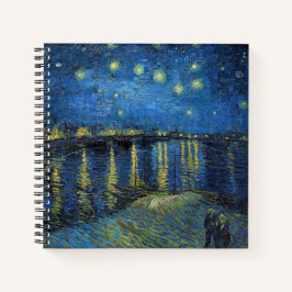Vincent van Gogh - Sterrennacht over de Rijn Notitieboek