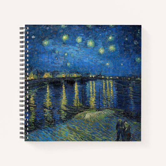 Vincent van Gogh - Sterrennacht over de Rijn Notitieboek (Voorkant)