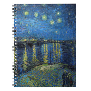 Vincent van Gogh - Sterrennacht over de Rijn Notitieboek