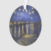 Vincent Van Gogh Sterrennacht over de Rijn Ornament (voorkant)