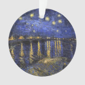 Vincent Van Gogh Sterrennacht over de Rijn Ornament (voorkant)