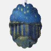 Vincent van Gogh - Sterrennacht over de Rijn Ornament Kaart (Links)