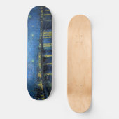 Vincent van Gogh - Sterrennacht over de Rijn Persoonlijk Skateboard (Voorkant)