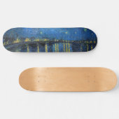 Vincent van Gogh - Sterrennacht over de Rijn Persoonlijk Skateboard (Horizontaal)