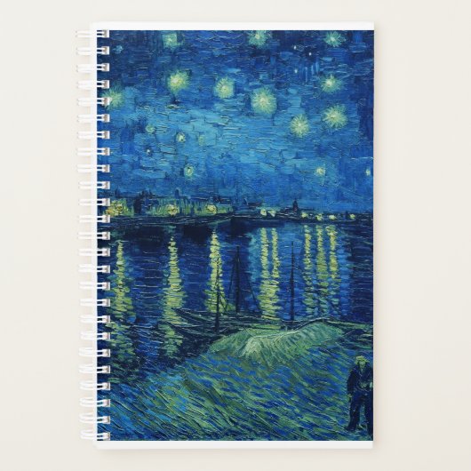 Vincent Van Gogh - Sterrennacht over de Rijn Planner (Voorkant)