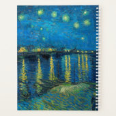 Vincent Van Gogh Sterrennacht over de Rijn Planner (Achterkant)