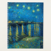 Vincent Van Gogh Sterrennacht over de Rijn Planner (Voorkant)