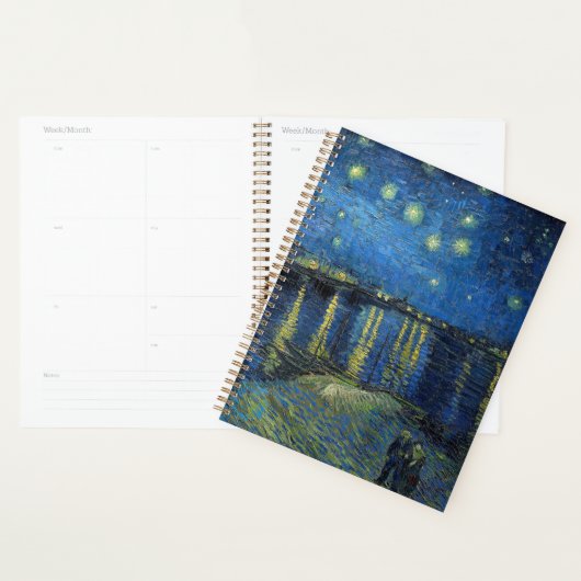Vincent van Gogh - Sterrennacht over de Rijn Planner (Display)