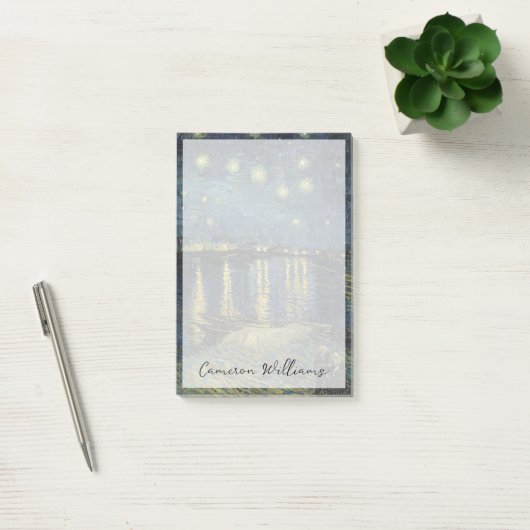 Vincent van Gogh | Sterrennacht over de Rijn Post-it® Notes (Kantoor)