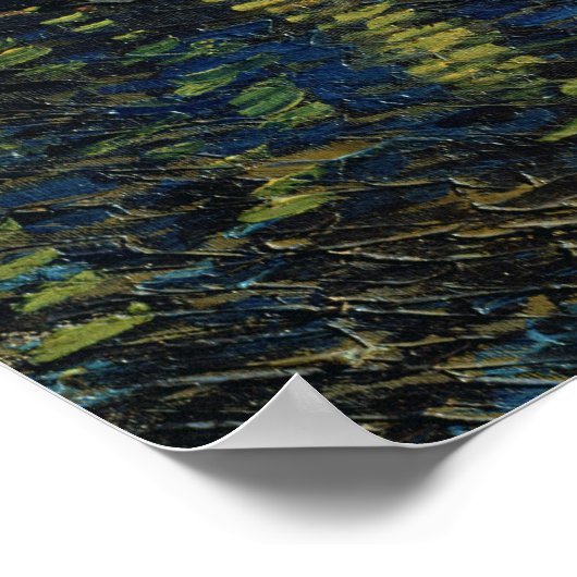 Vincent van Gogh | Sterrennacht over de Rijn Poster (Hoek)