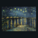 Vincent van Gogh | Sterrennacht over de Rijn Poster<br><div class="desc">De Sterrennacht, 1888 | door Vincent van Gogh | Art Location: Musee d'Orsay, Parijs, Frankrijk | Nederlandse kunstenaar | Collectie Afbeelding nummer: XIR60960</div>