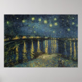 Vincent van Gogh | Sterrennacht over de Rijn Poster (Voorkant)