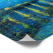 Vincent Van Gogh Sterrennacht over de Rijn Poster (Hoek)