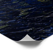Vincent van Gogh - Sterrennacht over de Rijn Poster (Hoek)