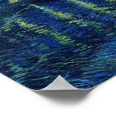 Vincent Van Gogh - Sterrennacht over de Rijn Poster (Hoek)