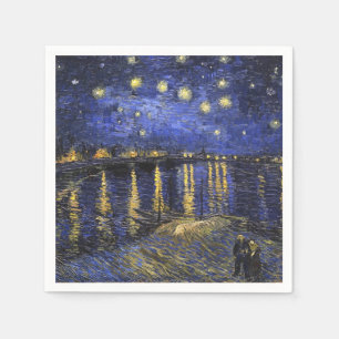 Vincent Van Gogh Sterrennacht over de Rijn Servet