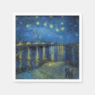 Vincent van Gogh - Sterrennacht over de Rijn Servet