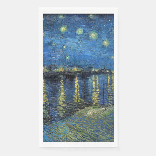 Vincent van Gogh - Sterrennacht over de Rijn Servet (Voorkant)