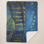 Vincent van Gogh - Sterrennacht over de Rijn Sherpa Deken (Voorkant)