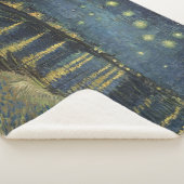 Vincent van Gogh | Sterrennacht over de Rijn Sherpa Deken (3/4)