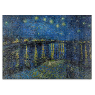 Vincent van Gogh - Sterrennacht over de Rijn Snijplank