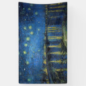 Vincent van Gogh - Sterrennacht over de Rijn Spandoek (Verticaal)