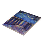 Vincent Van Gogh - Sterrennacht over de Rijn Tegeltje (Zijkant)