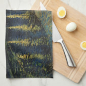 Vincent van Gogh | Sterrennacht over de Rijn Theedoek (Quarter Fold)