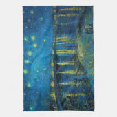Vincent Van Gogh Sterrennacht over de Rijn Theedoek (Verticaal)
